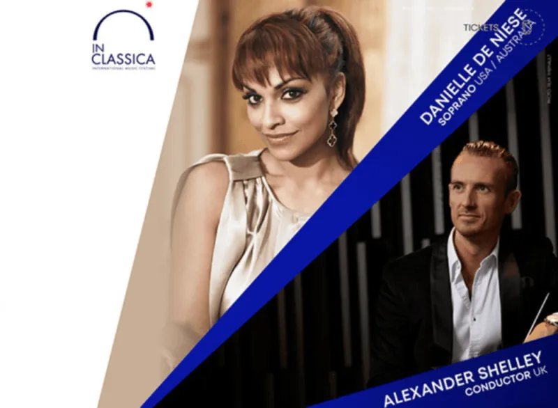 Alexander Shelley and Danielle de Niese perform at the InClassica Festival