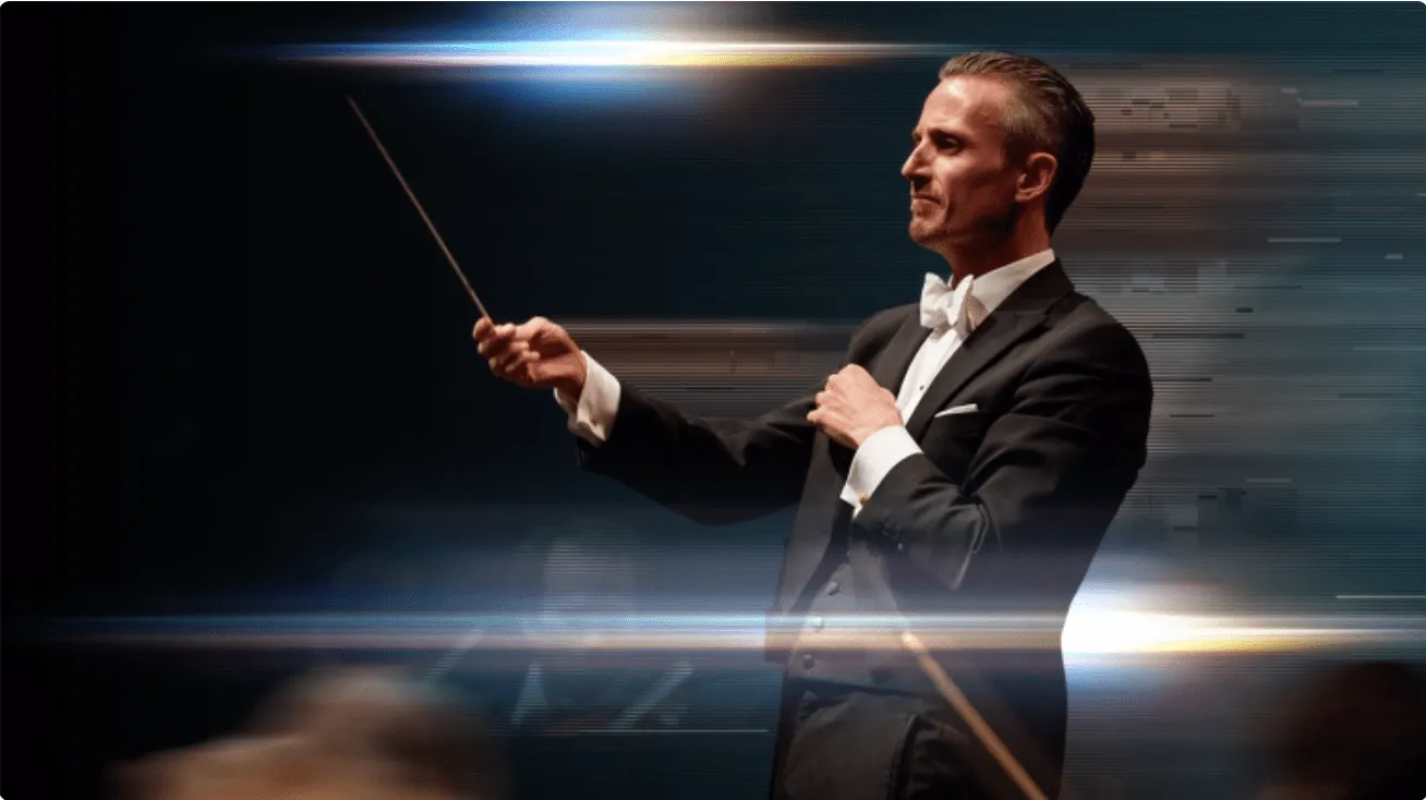 Shelley conducts